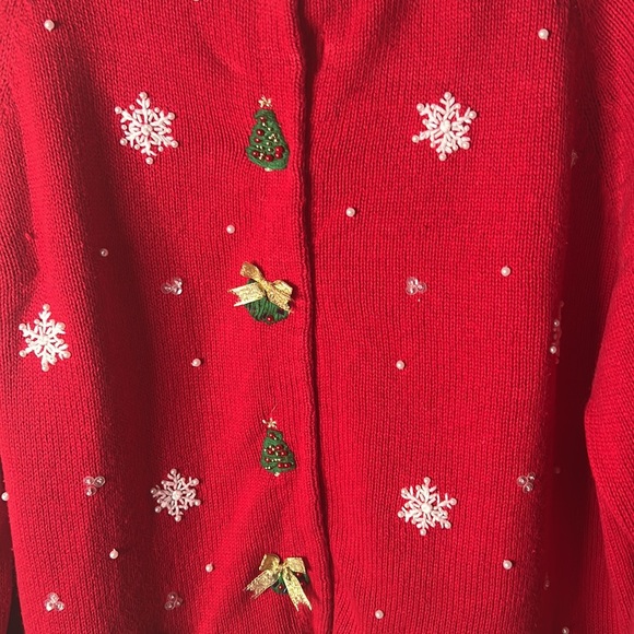 VTG Christmas Cardigan - Picture 6 of 6